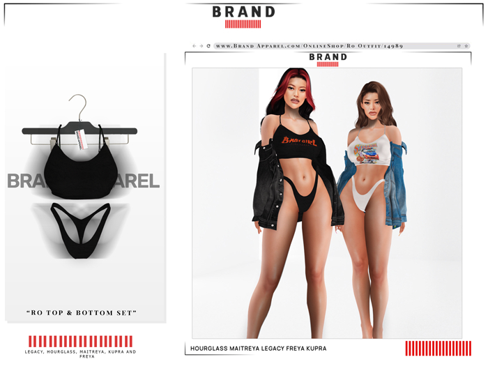Brand Apparel - Ro Ribbed Set (Black)