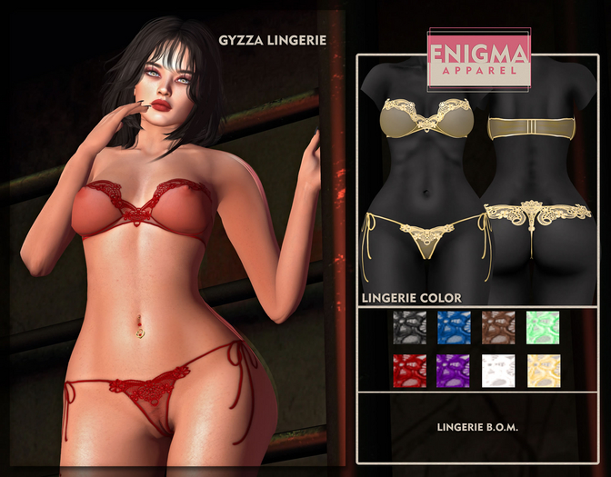 [EN] Gyzza Lingerie - BOM
