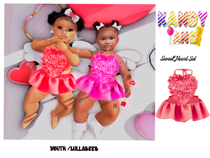 KL- Sweetheart Set Light Pink