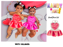 KL- Sweetheart Set Light Pink/White