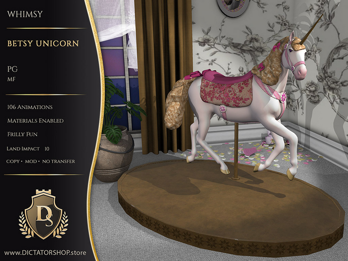 [Ds] Whimsy - Betsy Unicorn PG