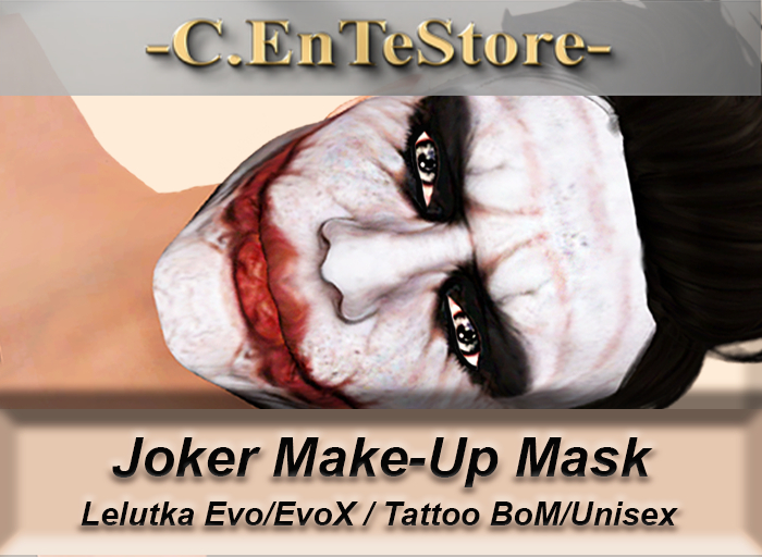 -C.EnTeS_Joker Mask_LeLUTKA EVO/EVOX/TATTOO BoM/UNISEX