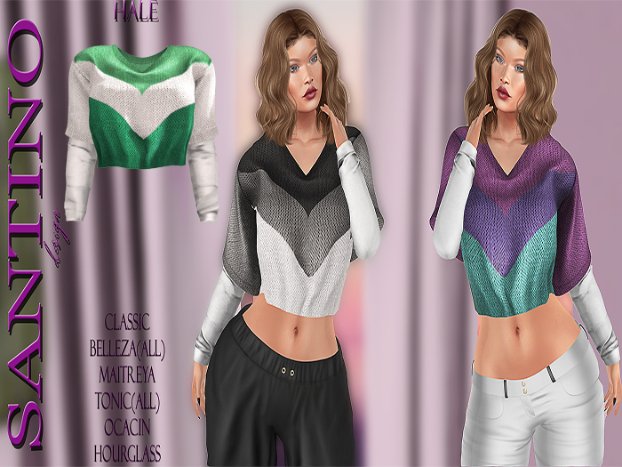 [[[ADD ME]]]Santino Design-Knit  Sweater-Green