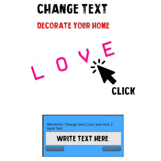 Change Text on prim  