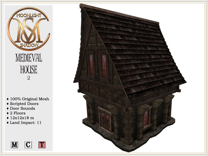 [MoonSha] Medieval House - 2 (Boxed)
