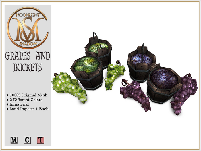 [MoonSha] Grapes & Buckets (Boxed)