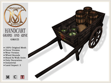 [MoonSha] Handcart - Grapes & Wine - Green (Boxed)