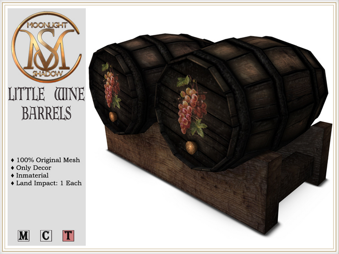 [MoonSha] Little Wine Barrels (Boxed)