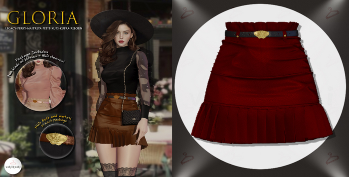 WINE skirt  VAKI KVAKI ~Gloria~