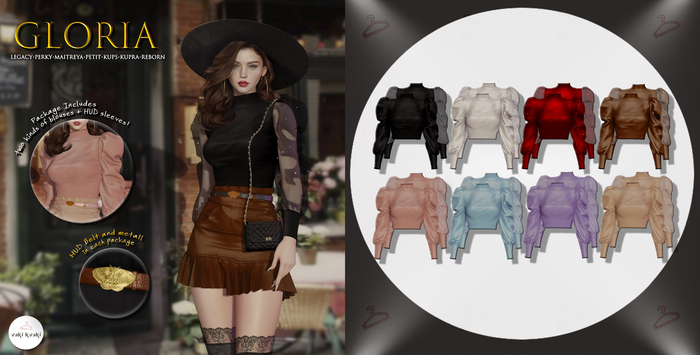 Fatpack blouse VAKI KVAKI ~Gloria~