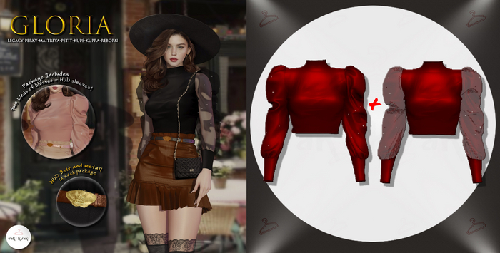 WINE blouse VAKI KVAKI ~Gloria~