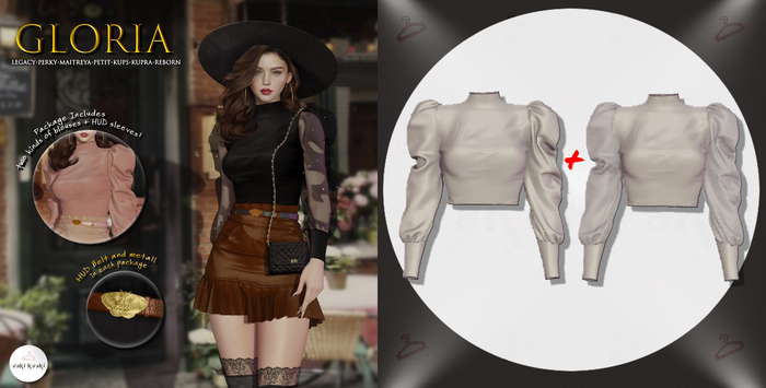WHITE blouse VAKI KVAKI ~Gloria~
