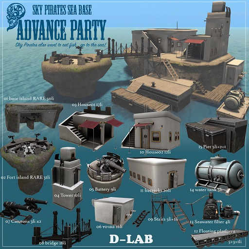 D-LAB SP-SB Advance party Full Set + Rare ( 15 Pcs )