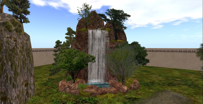 Natural Landscapes Cotswold Waterfall