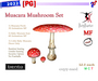 Second Life Marketplace - [PG] [H] Muscara Mushroom Set - MF