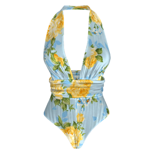 [Pawesome!] Jeanny Bodysuit - Yellow Spring