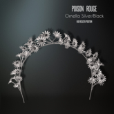 POISON ROUGE Ornella Tiara - Silver / Black