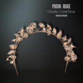POISON ROUGE Ornella Tiara - Gold / Silver