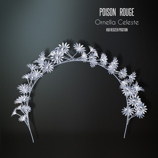 POISON ROUGE Ornella Tiara - Celeste