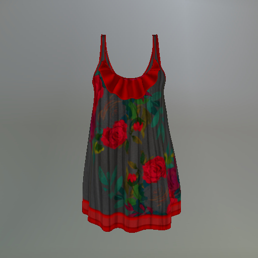 Gothic Rose Garden Slink Dress