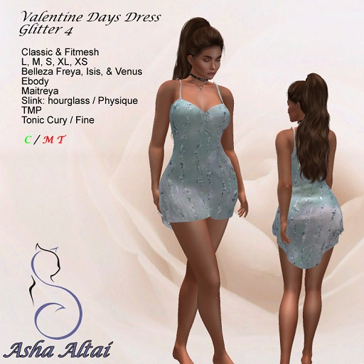AA - V-Day Dress Glitter 04