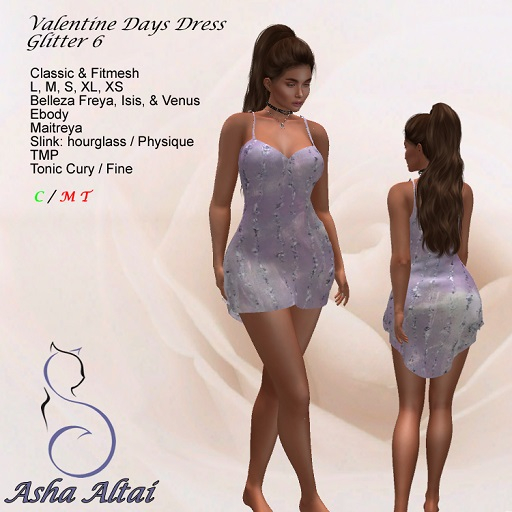 AA - V-Day Dress Glitter 06