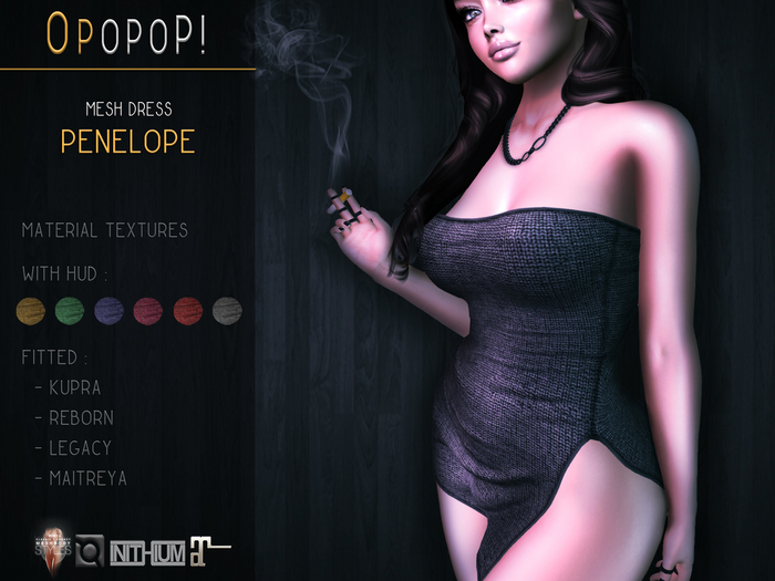 OPOPOP ! Mesh Dress PENELOPE V#1