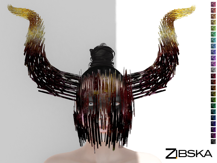 Zibska ~ Alvere color change mask and horns