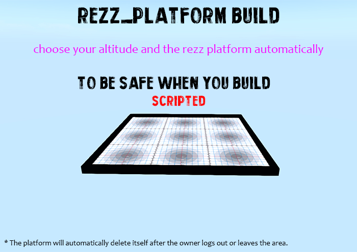 Rezz_Platform Build at the height you want [ Scripted ]