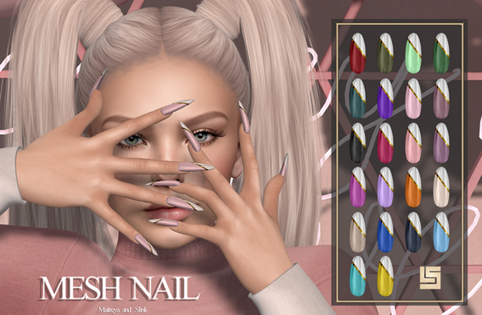 [LS] MESH NAIL 01 MAITREYA AND SLINK