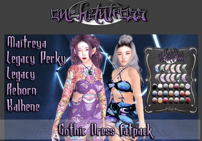 {Enchantress} Gothic Dress - Fatpack