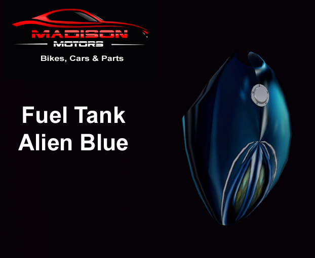 Bike tank Mesh blue alien
