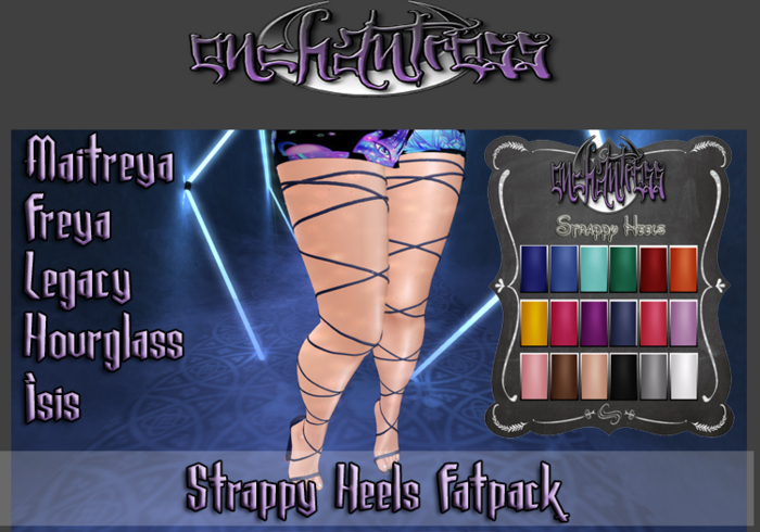 {Enchantress} Strappy Heels - Fatpack