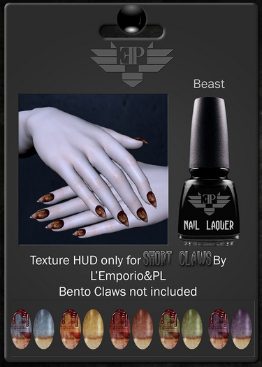 L'Emporio&PL::*Short Claws*:: -Beast- Texture HUD-