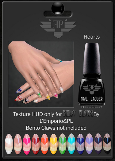 L'Emporio&PL::*Short Claws*:: -Hearts- Texture HUD-