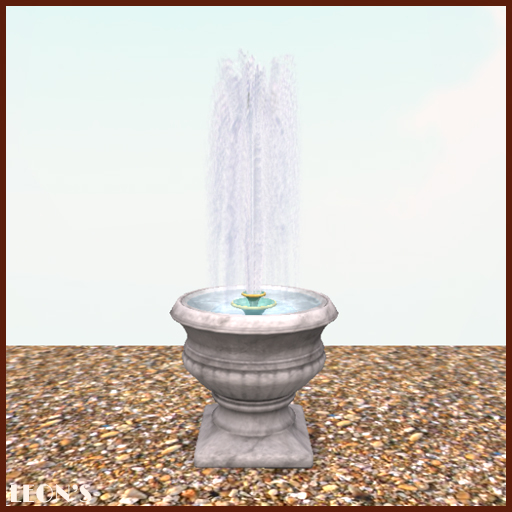 Fountain, White Marble Urn - RESIZE COPY