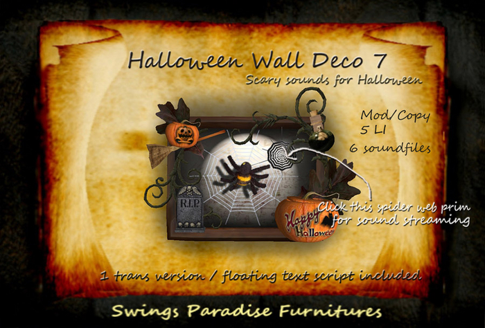 Halloween Deco Music Box 7 ~ Scary sounds~