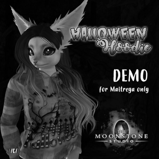 {:: TMS ::} Halloween Hoodie Kitten :: Maitreya DEMO [BOX]