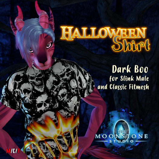 {:: TMS ::} Halloween Shirt Dark Boo Male [BOX add me]