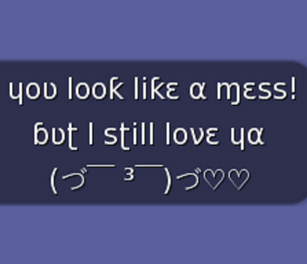 :: MG ::  You Look Like a Mess! - Gesture (with Sound)