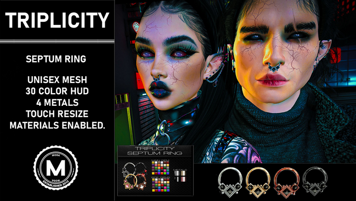 [MODA] TRIPLICITY SEPTUM RING & HUD
