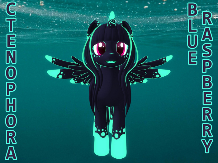 OpenPony - Ctenophora - Blue Raspberry