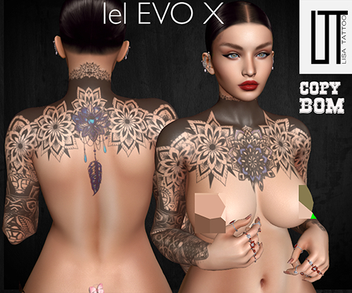 **LisaTattoo pack"plum"evox