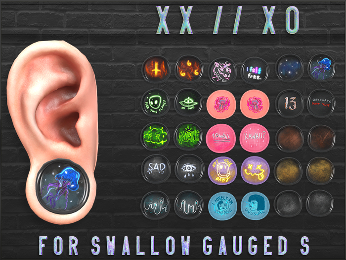 xx // xo Plug Em Swallow S Ears - FATTY PACK {ADD}