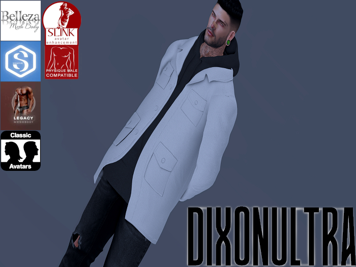 [DIXONULTRA] Cade Jacket and Hoodie WHITE