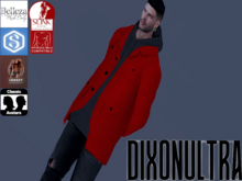 [DIXONULTRA] Cade Jacket and Hoodie RED