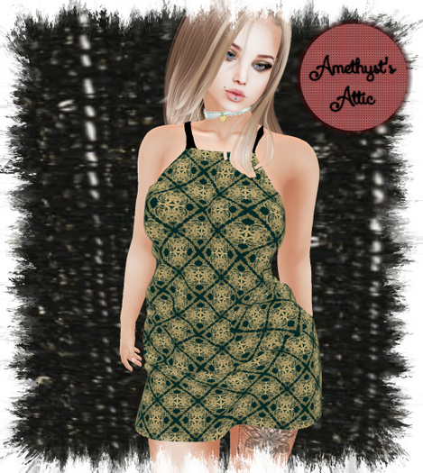 MO-Gold and Black Dress-MTY