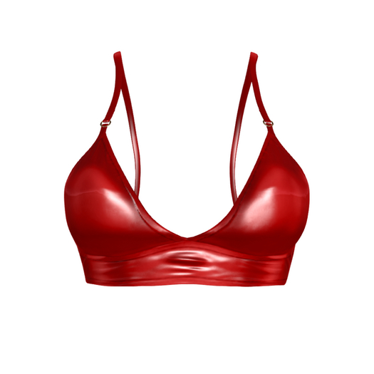 [Pawesome!] Latex Top - Red