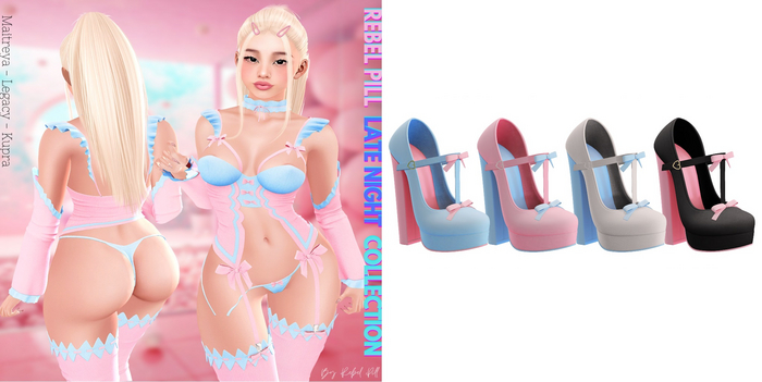 Rebelpill - Late Night Collection Shoes FATPACK