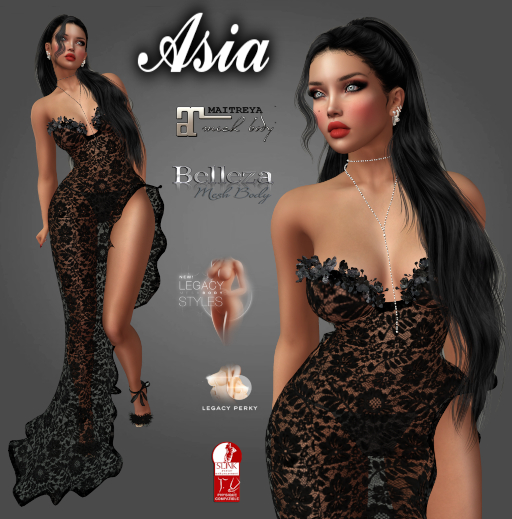 *ASIA* IRIS black